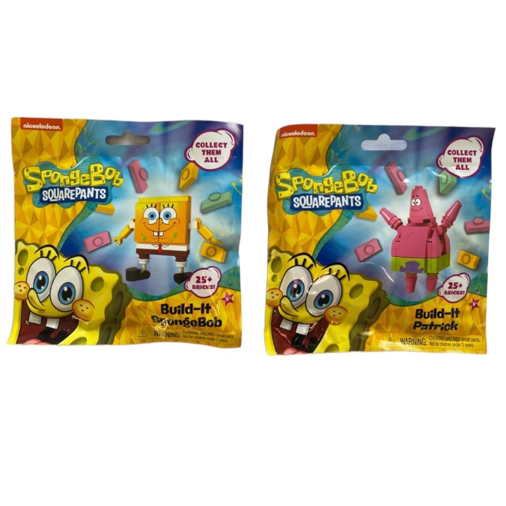 nickelodeon‎ Sponge bob Squarepants Patrick Build-it Mini Figurines